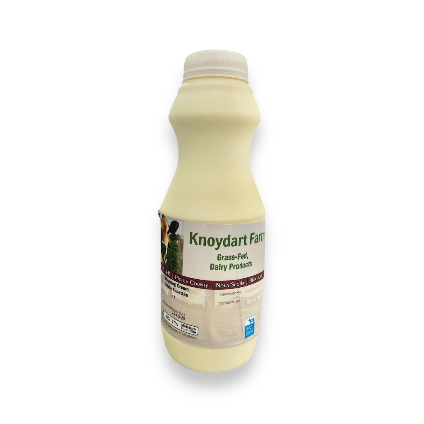 500ml bottle of Knoydart Grass-fed cream